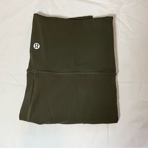 forest green army green lululemon leggings